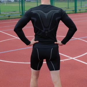 Pro <b>Combat</b> <b>Men's</b> Black Compression <b>Shorts</b> Mid Waist Quick Dry Sporty Knitted Spandex Polyester <b>Short</b> - Product Image 5