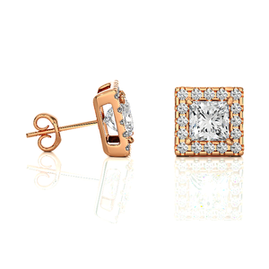 Boucles d'oreilles en diamant certifiées IGI & Ingemco, diamants naturels pour femmes, prix de gros, bijoux en diamant pour femmes - Product Image 2