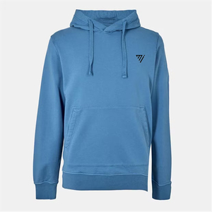 Pull à capuche unisexe avec logo personnalisé Sweat à capuche décontracté en coton uni Sweat à capuche streetwear surdimensionné - Product Image 1