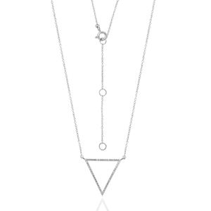 Joyería de moda de plata esterlina 925 Zirconia cúbica collar de mujer individual simple - Product Image 1