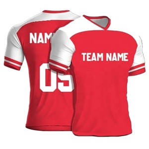 Maillots et shorts d'entraînement de rugby personnalisés par sublimation pour enfants et jeunes, kits pour clubs et équipes de rugby AV - Product Image 3