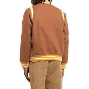 Vestes universitaires à manches longues vintage pour hommes Logo personnalisé laine chenille broderie collège veste de baseball pour hommes - Product Image 2