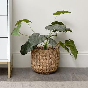 High Quality Handwoven Seagrass Planter Pot Vintage Style Drainage Hole Wholesale Indoor Tree <b>Basket</b> Vietnam Made for Garden - Product Image 5