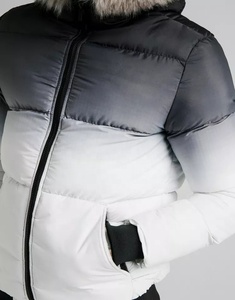 Chaqueta tipo Parka acolchada con estampado personalizado para hombre, chaqueta acolchada con estampado de sublimación, precio barato, novedad de invierno - Product Image 2