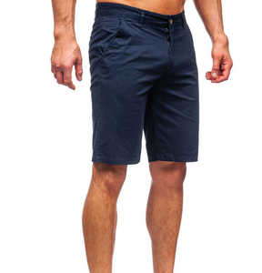 2025 nouvelle vente Short de golf Double couche 100% coton uni personnalisé Sublimation impression brodé Street Wear bouton décontracté - Product Image 6