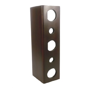 Wooden Showcase Display Black Colored Decorative Beer Bottles Stand Set Handmade Wooden Wine <b>Rack</b> - Product Image 4