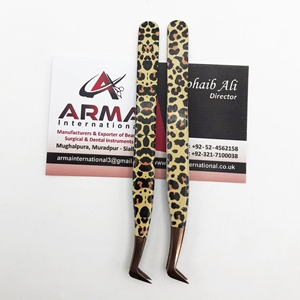 Mega Volume Eyelash Extension Tweezers Paper Coated Natural Look <b>Pointed</b> Tip Sustainable Lash Tweezer With Custom Logo - Product Image 4