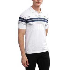 เสื้อโปโลแขนสั้นสำหรับผู้ชายสไตล์สตรีทสุดอินเทรนด์เสื้อเจอร์ซีย์ผ้าคอปกแบบมีลายทางดูทันสมัย - Product Image 5