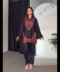 Vestidos Sonia para Mujer, Trajes Listos para Usar, Conjuntos Vintage Cortos para Fiesta, Conjunto Clásico de Top y Pantalón, Ropa Tradicional Rusa Informal - Product Image 2