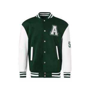 Chaqueta de béisbol personalizada UMRISPORTS para hombre, chaqueta universitaria deportiva con cuello levantado a la moda, ropa de calle informal de invierno - Product Image 3
