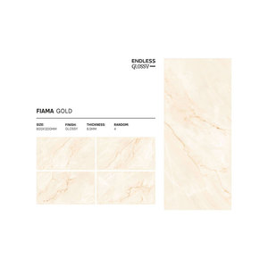 Carreaux de dalle de marbre émaillée entièrement polie d'aspect pierre naturelle Grand 1200x600 600x1200 Mur Porcelanato Porcelanato Carreaux de céramique Brillant - Product Image 5