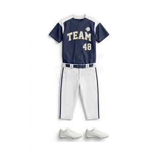 In Stock Breathable Quick Dry Baseball Uniforms Customized Teamwear Best Style Baseball Uniforms - Product Image 5