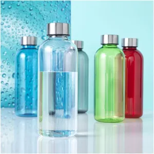 Botella de Agua Deportiva Tritan de 600 ml con Diseño de Resorte - Product Image 4