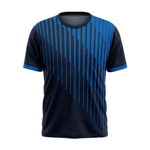 เสื้อยืดกีฬาผู้ชายคุณภาพสูง ระบายอากาศได้ดี สำหรับฝึกซ้อมฟุตบอล ผลิตตามสั่ง ราคาขายส่ง - Product Image 1