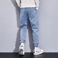 Jeans pour jeunes hommes de haute qualité, personnalisables, couleur sur mesure, coupe droite, en denim de coton élastique, doux et coupe-vent – Grande Vente