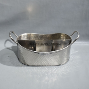 Refroidisseur de vin en acier inoxydable robuste et bac à glace Seau à boissons parfait pour les fêtes, les mariages et les soirées barbecue - Product Image 4