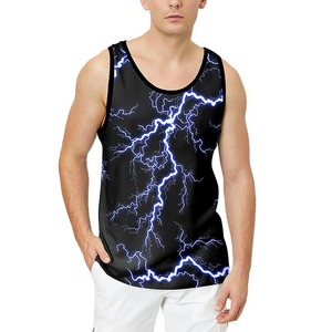 Factory Made Customize Premium Quality Printed Tank Top Racerback Singlet Under <b>Vest</b> Undershirt for Running <b>Stringer</b> Gym Workout - Product Image 3
