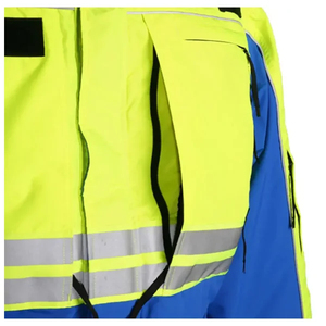 Safety Wear <b>Winter</b> Waterproof Hi Vis Safety Jacket with Long Sleeves Reflective Work-wear for Outdoor Safety Jackets for Unisex - Product Image 4