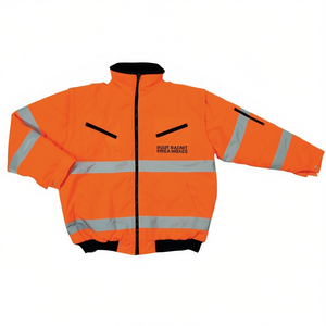 Chaqueta de Piloto Naranja de Alta Visibilidad para Seguridad y Supervivencia, Visibilidad Mejorada - Product Image 2