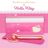 Masseur facial à piles en or 24 carats du Japon, appareil de beauté Hello Kitty, vibration ionique, lifting, anti-âge, hydratant pour le visage