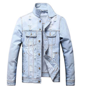 Vente en gros de vestes en jean pour hommes Qualité supérieure Vestes en jean pour hommes fabriquées au Pakistan Conception personnalisée - Product Image 1