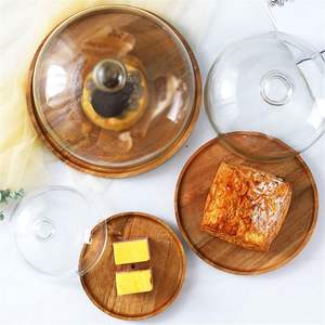 Support à gâteau rond en bois royal avec métal de haute qualité pour la maison et le restaurant - Product Image 6