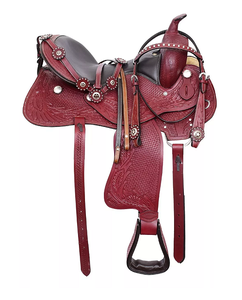 Premium Quality Genuine Leather Horse Western Saddle Barrel Racing and Horse Riding Suitable Western Saddle - Product Image 5