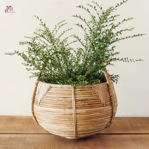 Pot de fleur de support de plante de jardinière en rotin en osier rustique pour votre décoration intérieure au Vietnam pour la vente en gros - Product Image 6