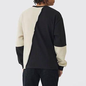 เสื้อสเวตเชิ้ตคอปกคอกลมสำหรับผู้ชายทำจากผ้าฝ้าย100% สเวตเชิ้ตโอเวอร์ไซส์แบบมีเทรนด์สูงสุด - Product Image 2