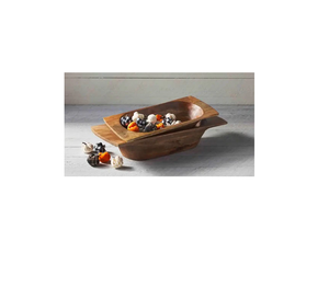 Utensilios de cocina Tazón de masa de madera Venta caliente Ecológico Tazón de masa de madera de acacia Mesa de cena Decorar Tazón de masa - Product Image 6