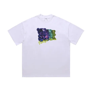 Camiseta personalizada de alta calidad para hombre, camisetas gráficas de manga corta con cuello de gran tamaño, logotipo personalizado de algodón 100% impreso - Product Image 2