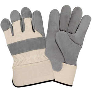 Nouvelle arrivée Gants de sécurité de travail canadiens en cuir de vachette de haute qualité Gants de travail gréeur de grande taille respirants à paume renforcée - Product Image 1