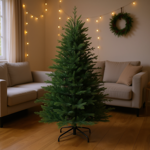 Árbol de Navidad Artificial ASIAGO Verde de PVC y PE de Amicasa, 180 cm de Alto x 132 cm de Diámetro - Product Image 3