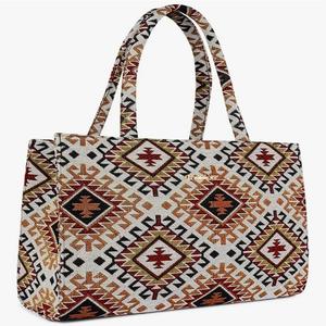 Bolsos de Mensajero y Bolsos Tote de Lujo para Mujer 2025, Tejido Jacquard, Hilo Teñido de Gran Peso, Transpirable - Product Image 1