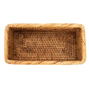 Rattan <b>basket</b> for storing odds and ends on the <b>table</b> Handmade Storage <b>Baskets</b> Natural Rattan Modern Made in Viet Nam - Product Image 2