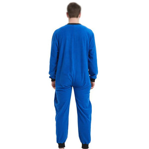 Pijamas sólidos para hombres Onesies con capucha con cremallera y bolsillos Ropa de dormir de manga larga Ropa de Casa informal Ropa de dormir Mono - Product Image 6