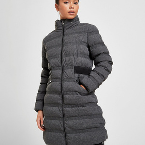 Nouvellement fait entièrement personnalisé tricoté doudoune femmes respirant à capuche hiver 100% Polyester OEM Service - Product Image 6