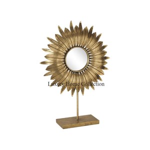 Escultura de diseño Yo con gesto de mano de lujo, objetos de vibraciones positivas de Color dorado para mesa, oficina y decoración del hogar, accesorios de regalo - Product Image 3