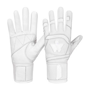 Gants professionnels de baseball et de softball confortables sur mesure en cuir et PU résistants respirants pour gants de frappe - Product Image 2