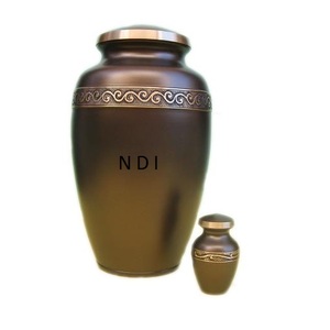 Urnas de cremación de madera de estilo real europeo, urnas de recuerdo conmemorativas de acabado impreso esmaltado para cenizas, urnas de cremación conmemorativas - Product Image 2