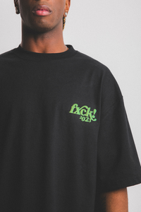 Venta al por mayor logotipo personalizado impreso Boxy Fit camiseta de gran tamaño de algodón y fibra de bambú espuma 3D y para Puff impresión en blanco camiseta lisa - Product Image 4