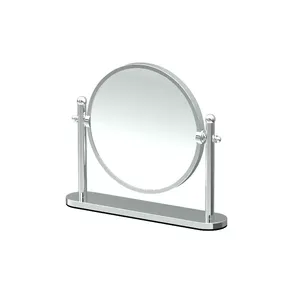 Precio al por mayor Nuevo espejo de maquillaje de metal Marco de mesa ovalado de alta calidad para uso doméstico Venta caliente Nuevo aspecto para sala de maquillaje - Product Image 4