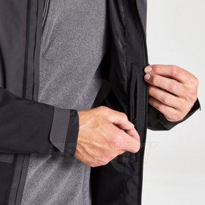 Chaqueta de lluvia cortavientos con cuello levantado impermeable de calle alta de invierno para hombre, de secado rápido y transpirable, a la moda para exteriores - Product Image 5