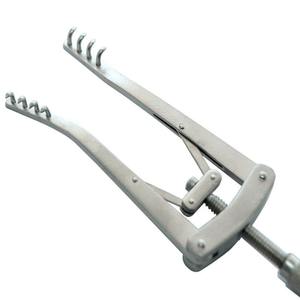 Écarteur de spéculum ophtalmologique de qualité supérieure ALM Écarteur de dents 4x4 émoussé de 3 pouces Instruments en acier à retenue automatique - Product Image 5