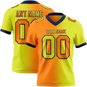 Uniforme Deportivo de Fútbol Americano con Color Personalizado, Jersey de Poliéster de 205 g/m², Impresión por Serigrafía, Ropa Deportiva para Hombre y Jóvenes - Product Image 4