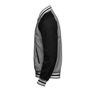 Veste OEM personnalisée en toile à manches longues colorée pour hommes Vente en gros Streetwear Varsity CollegeBaseballjacket pour hommes Expédition DDP - Product Image 2