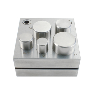 Ensemble de 5 outils de découpe de pierres précieuses en forme de disque rond en acier inoxydable pour la fabrication de bijoux DIY - Product Image 2