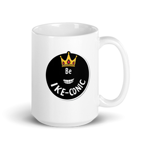 Taza de Cerámica Blanca Brillante Ike-Conic con Logotipo Serigrafiado para Regalos - Product Image 2