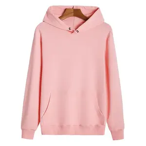 OEM Hombres Básico Liso Sudadera con capucha de alta calidad 100% Algodón Fleece Sudadera Pull Over Diseño PARA EL Invierno - Product Image 3