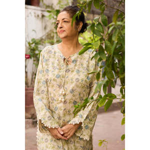 Camisa de Lino con Estampado Floral SL-62009, Transpirable y Elegante, Elemento de Moda - Product Image 6